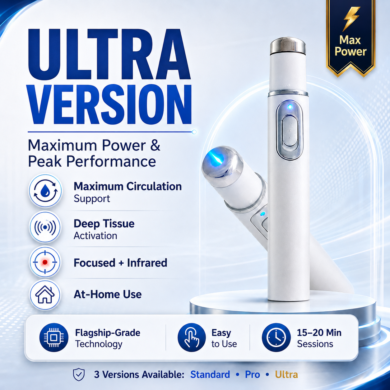 🔥Ultrasonic Shock Wave Therapy Massager——Restore Circulation. Relieve Deep Pain. Rebuild Male Confidence.
