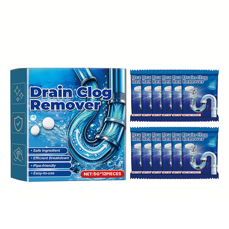 🔥Effervescent Drain Clog Remover Tablets