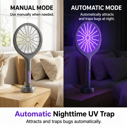 Last Day 49% OFF🔥2-in-1 Electric Mosquito Swatter