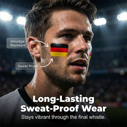 🔥LAST DAY 49% OFF⚽🏆National Flag Face Paint Stick for Sports Fans✨🌈