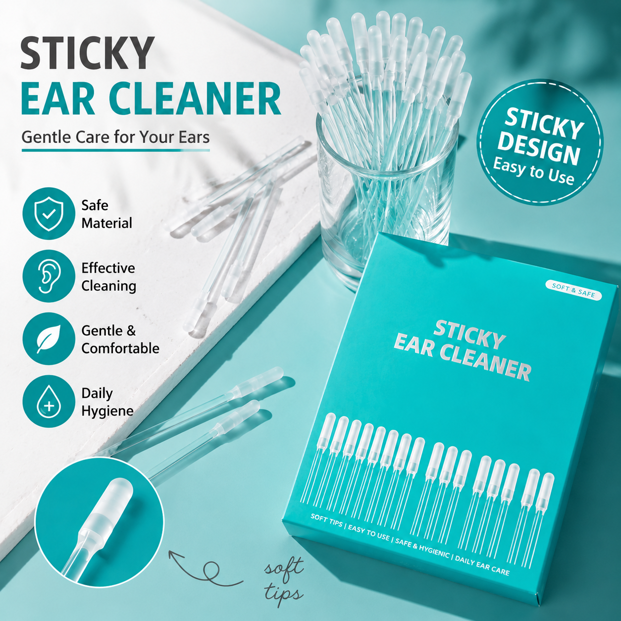 Alcuras® Ear Cleanner Sticky Pick