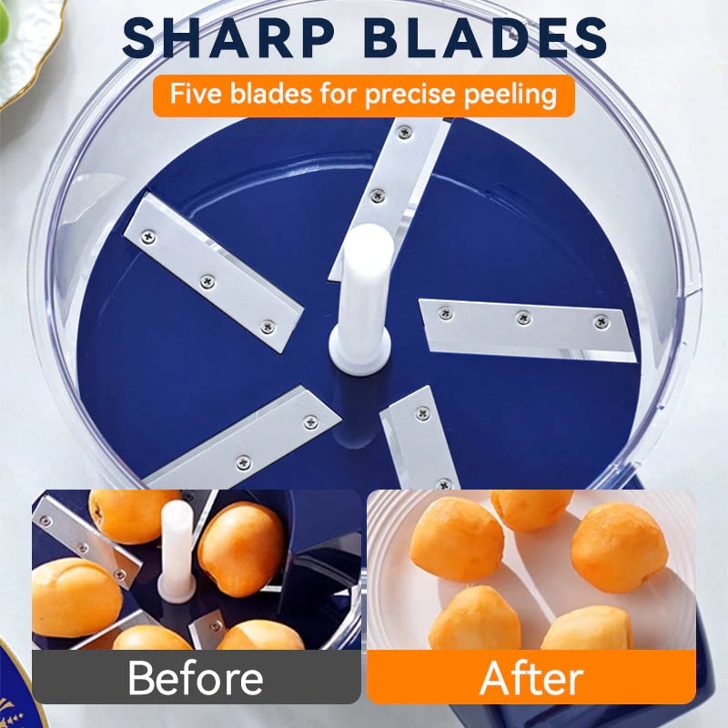 ✨Last Day 50% OFF✨Transparent Electric Fruit and Vegetable Peeler