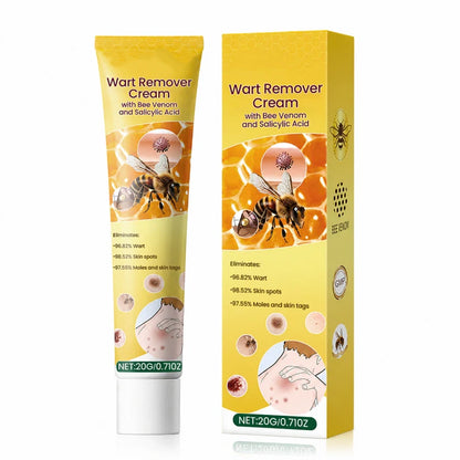 Alcuras® Wart Remover Cream with Bee Venom and Salicylic Acid – Skin Tag Removal & Skin Repair Formula for Face and Body