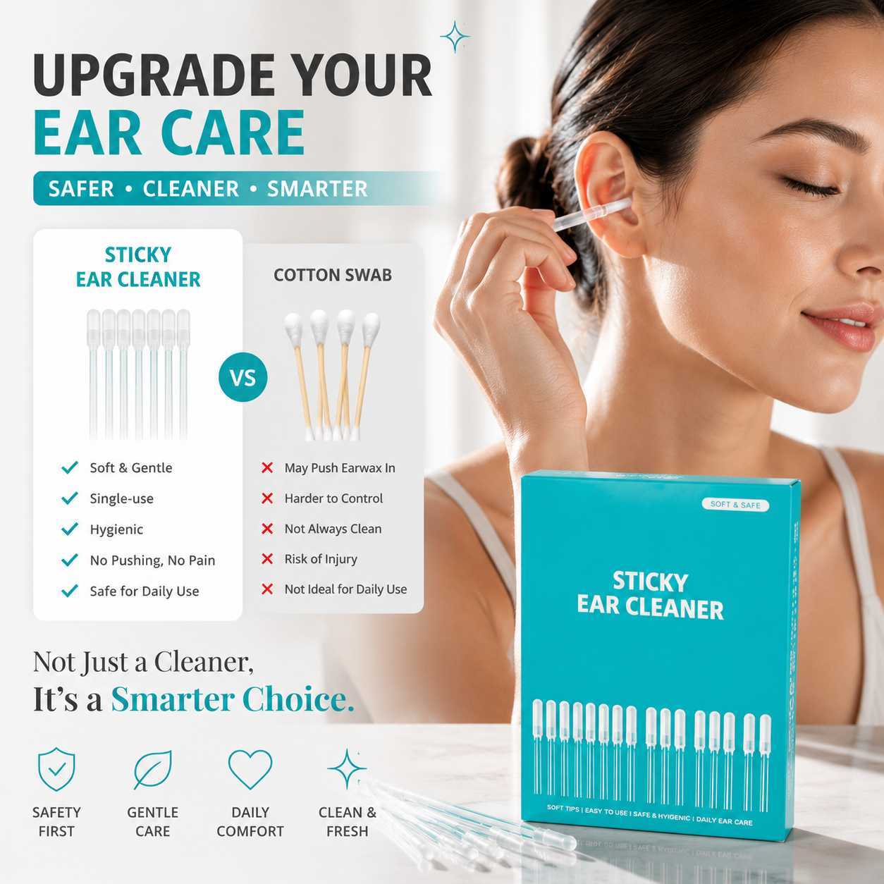 Alcuras® Ear Cleanner Sticky Pick