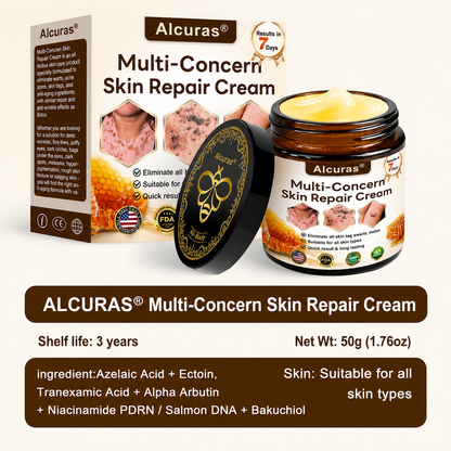 Last Day 80% OFF🐝Alcuras® Multi-Concern Skin Repair Cream