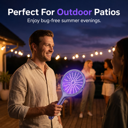 Last Day 49% OFF🔥2-in-1 Electric Mosquito Swatter