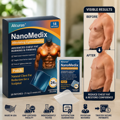 Alcuras® SculptXX Gynecomastia Burn & Firm Chest Patch