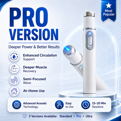 🔥Ultrasonic Shock Wave Therapy Massager——Restore Circulation. Relieve Deep Pain. Rebuild Male Confidence.