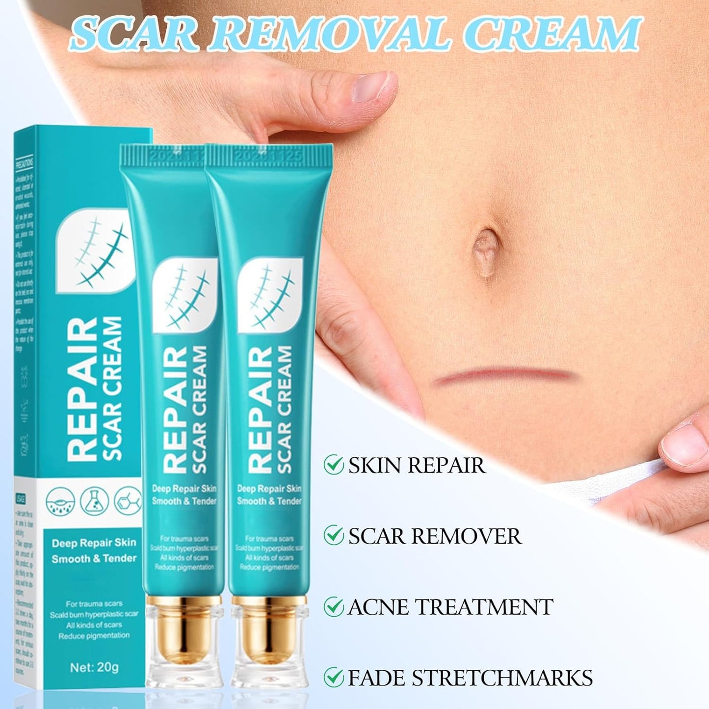 Last Day 49% OFF🎁Alcuras® Scar Repair Cream