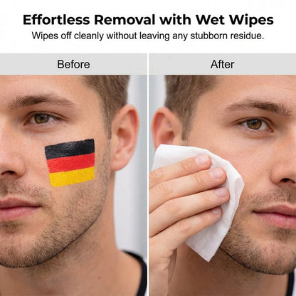 🔥LAST DAY 49% OFF⚽🏆National Flag Face Paint Stick for Sports Fans✨🌈