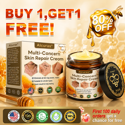 Last Day 80% OFF🐝Alcuras® Multi-Concern Skin Repair Cream