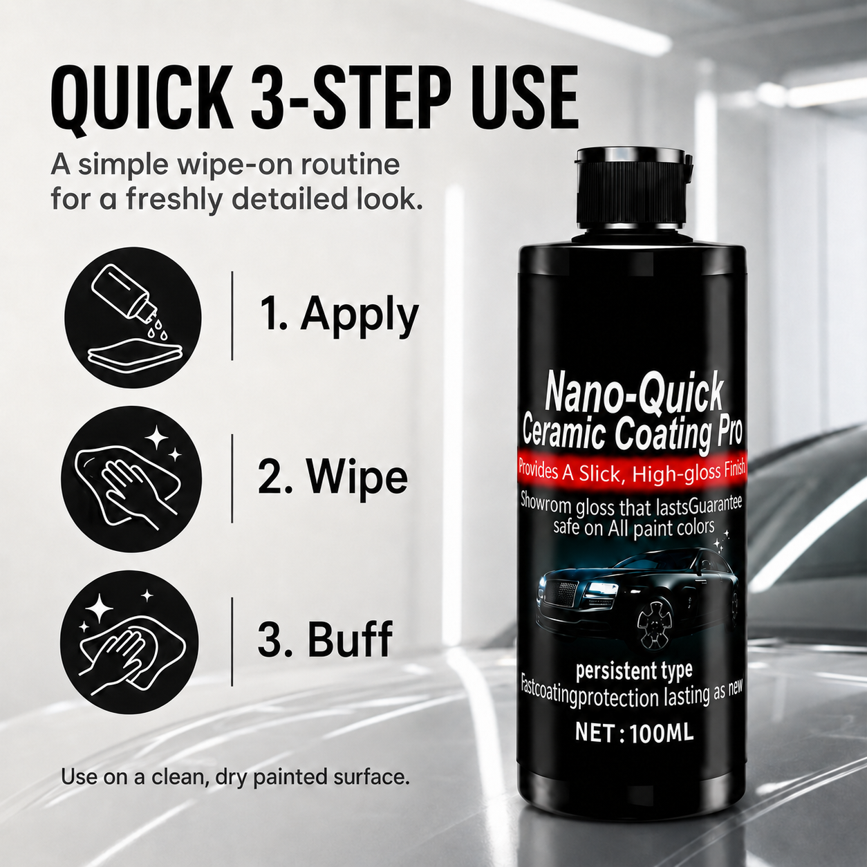 Automotive Nano-Ceramic Coating Liquid