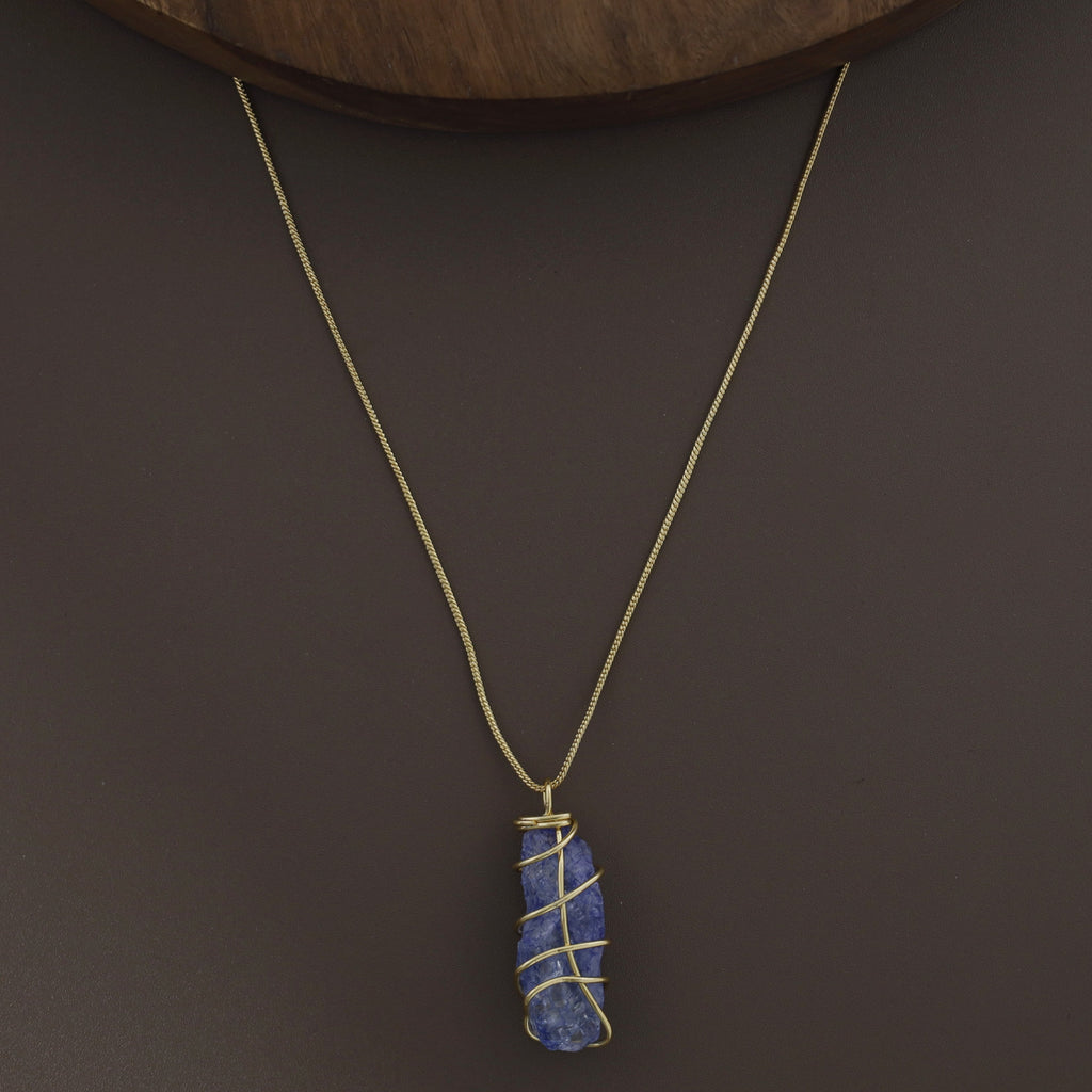 Binded Dyed Stone Neckpiece