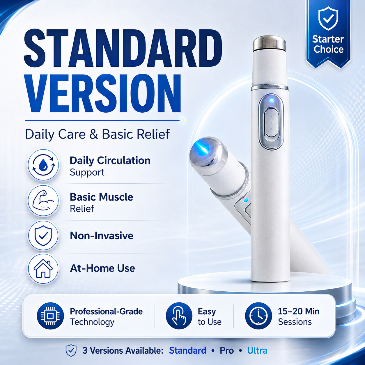 🔥Ultrasonic Shock Wave Therapy Massager——Restore Circulation. Relieve Deep Pain. Rebuild Male Confidence.