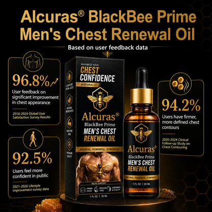 Alcuras® BlackBee Prime Men's Chest Renewal Oil