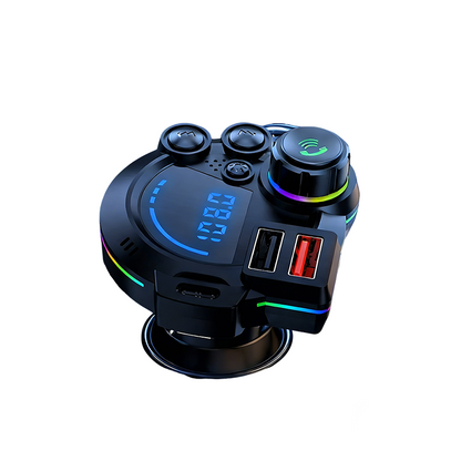 🔥Limited-time offer-Universal Dual-Port Car FM Bluetooth Transmitter