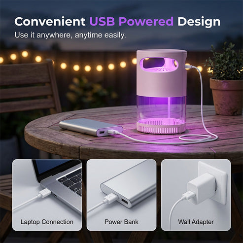🦟 49% OFF 🎉! UV Mosquito Killer Lamp – quiet, USB, chemical-free. 50K+ sold! 🔇🌙