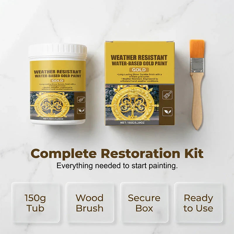 Water-Based Golden Metallic Paint | BUY 1 GET 1 FREE!