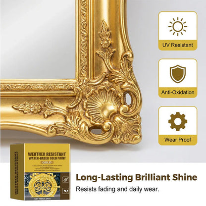 Water-Based Golden Metallic Paint | BUY 1 GET 1 FREE!